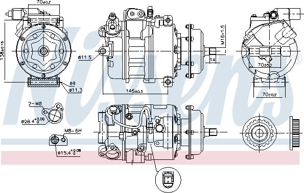 Nissens 890637 - Kompresor, klima-Uređaj www.molydon.hr