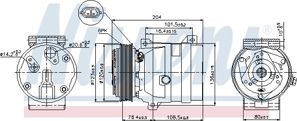 Nissens 89063 - Kompresor, klima-Uređaj www.molydon.hr