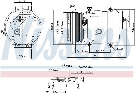 Nissens  890050 - Kompresor, klima-Uređaj www.molydon.hr