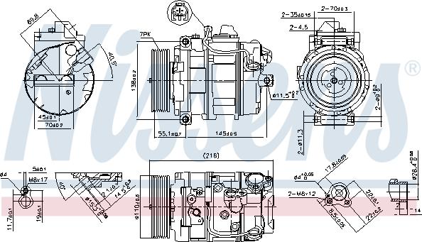 Nissens 890069 - Kompresor, klima-Uređaj www.molydon.hr