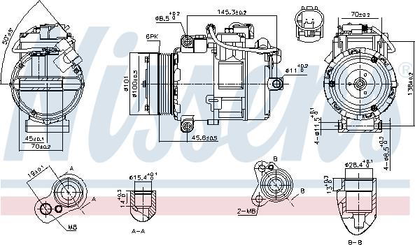 Nissens 890012 - Kompresor, klima-Uređaj www.molydon.hr