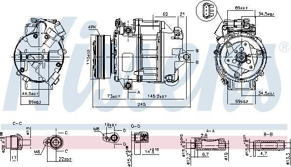 Nissens 890038 - Kompresor, klima-Uređaj www.molydon.hr