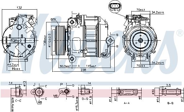 Nissens 890037 - Kompresor, klima-Uređaj www.molydon.hr