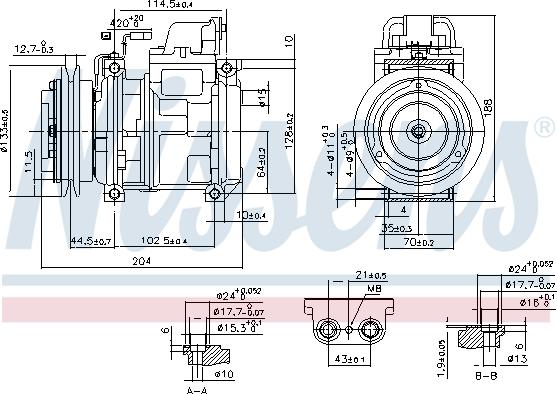 Nissens 890028 - Kompresor, klima-Uređaj www.molydon.hr