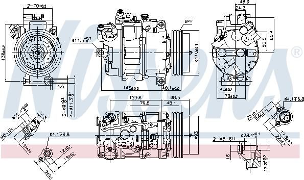 Nissens 890070 - Kompresor, klima-Uređaj www.molydon.hr