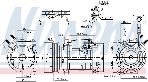 Nissens 890152 - Kompresor, klima-Uređaj www.molydon.hr