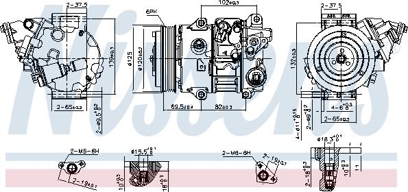 Nissens 890805 - Kompresor, klima-Uređaj www.molydon.hr