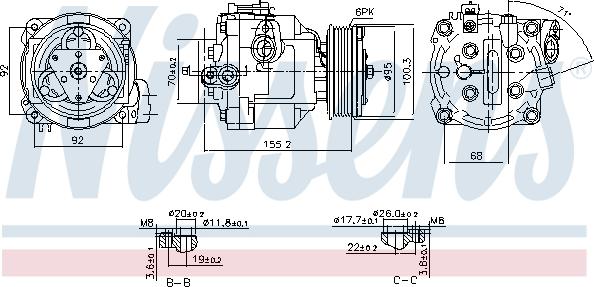 Nissens 890806 - Kompresor, klima-Uređaj www.molydon.hr