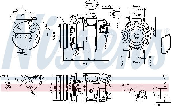 Nissens 890390 - Kompresor, klima-Uređaj www.molydon.hr