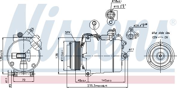 Nissens 89034 - Kompresor, klima-Uređaj www.molydon.hr