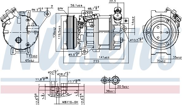 Nissens 890354 - Kompresor, klima-Uređaj www.molydon.hr