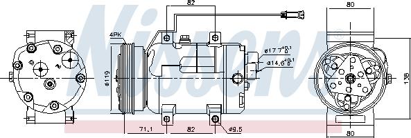 Nissens 89029 - Kompresor, klima-Uređaj www.molydon.hr