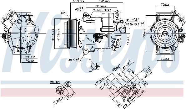 Nissens 890263 - Kompresor, klima-Uređaj www.molydon.hr