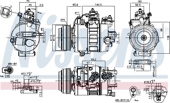 Nissens 890792 - Kompresor, klima-Uređaj www.molydon.hr