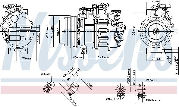 Nissens 890717 - Kompresor, klima-Uređaj www.molydon.hr