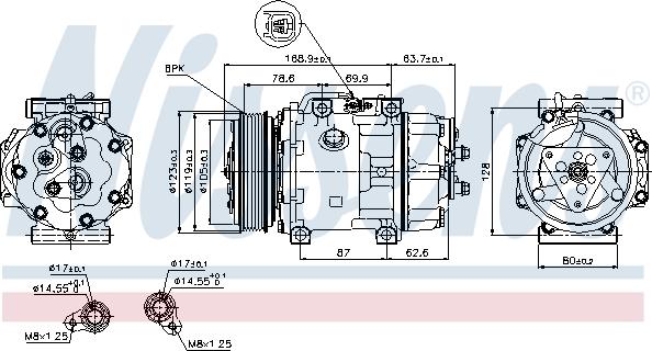 Nissens 89143 - Kompresor, klima-Uređaj www.molydon.hr