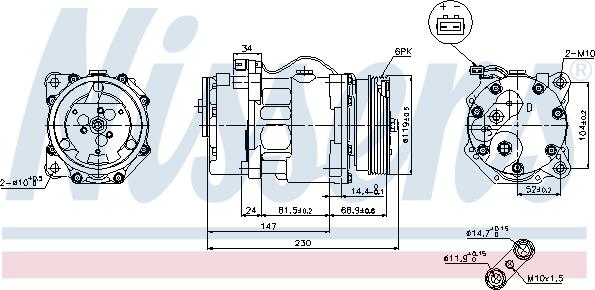 Nissens 89165 - Kompresor, klima-Uređaj www.molydon.hr