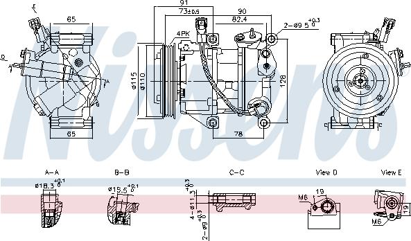 Nissens 891095 - Kompresor, klima-Uređaj www.molydon.hr