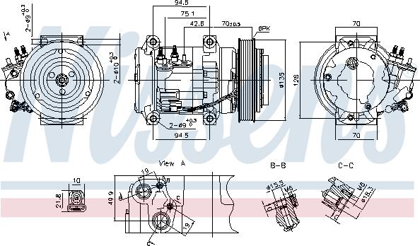 Nissens 891052 - Kompresor, klima-Uređaj www.molydon.hr