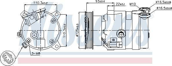 Nissens 89106 - Kompresor, klima-Uređaj www.molydon.hr