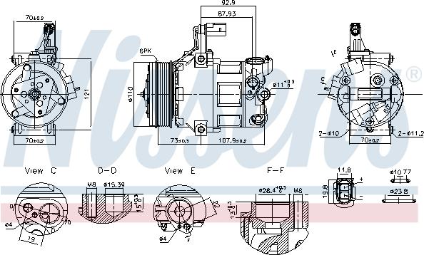 Nissens 891034 - Kompresor, klima-Uređaj www.molydon.hr