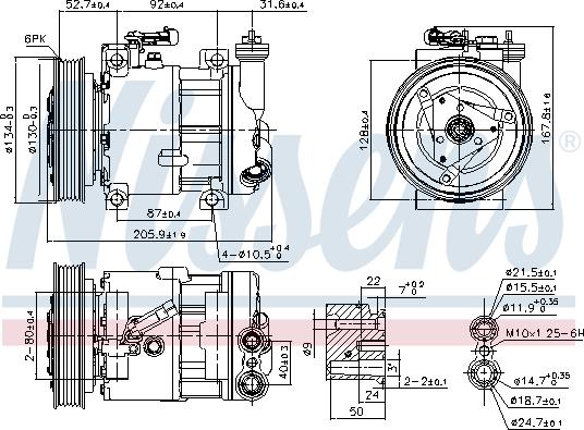 Nissens 89120 - Kompresor, klima-Uređaj www.molydon.hr