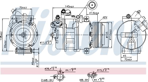 Nissens 89341 - Kompresor, klima-Uređaj www.molydon.hr