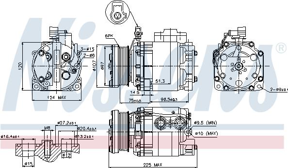 Nissens 89354 - Kompresor, klima-Uređaj www.molydon.hr