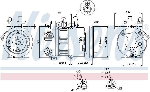 Nissens 89296 - Kompresor, klima-Uređaj www.molydon.hr