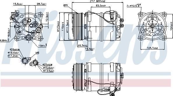 Nissens 89249 - Kompresor, klima-Uređaj www.molydon.hr