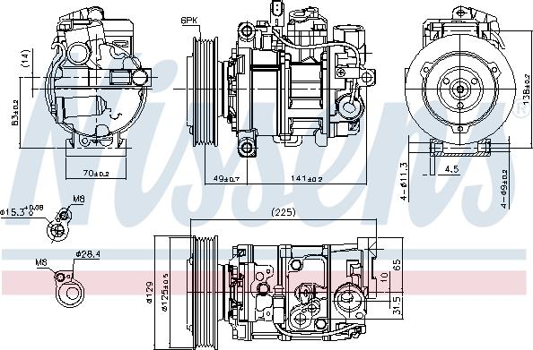 Nissens 89209 - Kompresor, klima-Uređaj www.molydon.hr