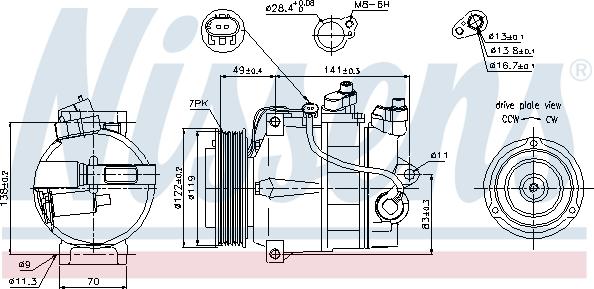 Nissens 89200 - Kompresor, klima-Uređaj www.molydon.hr