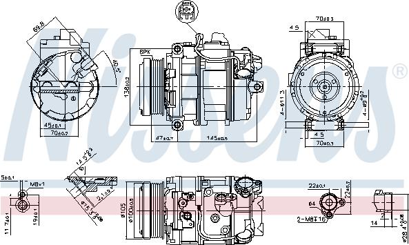 Nissens 89212 - Kompresor, klima-Uređaj www.molydon.hr