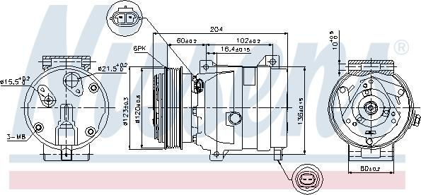 Nissens 89281 - Kompresor, klima-Uređaj www.molydon.hr