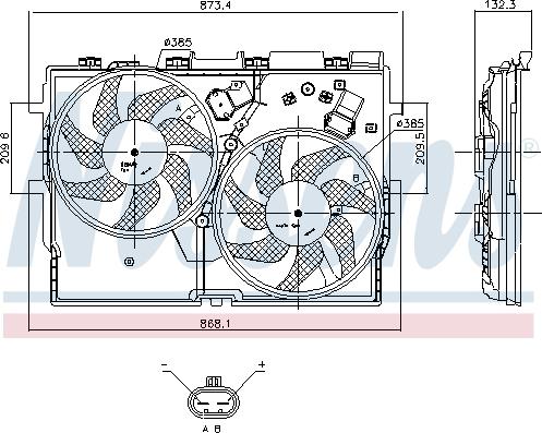 Nissens 85958 - Ventilator, hladjenje motora www.molydon.hr