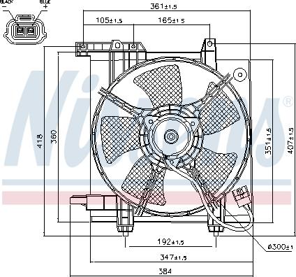 Nissens 85493 - Ventilator, hladjenje motora www.molydon.hr