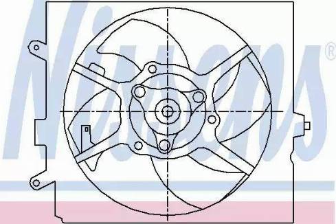 Nissens 85443 - Ventilator, hladjenje motora www.molydon.hr