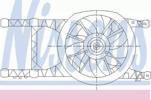 Nissens 85484 - Ventilator, hladjenje motora www.molydon.hr