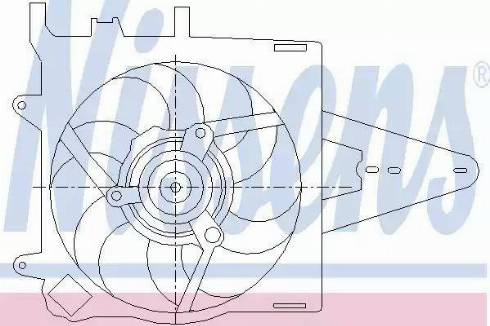 Nissens 85436 - Ventilator, hladjenje motora www.molydon.hr
