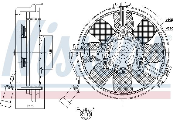 Nissens 85546 - Ventilator, hladjenje motora www.molydon.hr