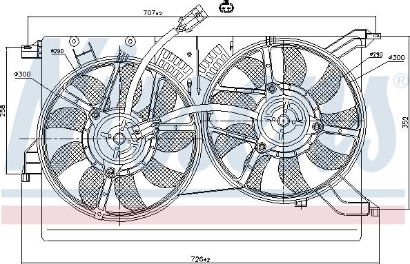 Nissens 85523 - Ventilator, hladjenje motora www.molydon.hr