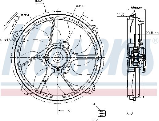 Nissens 85669 - Ventilator, hladjenje motora www.molydon.hr