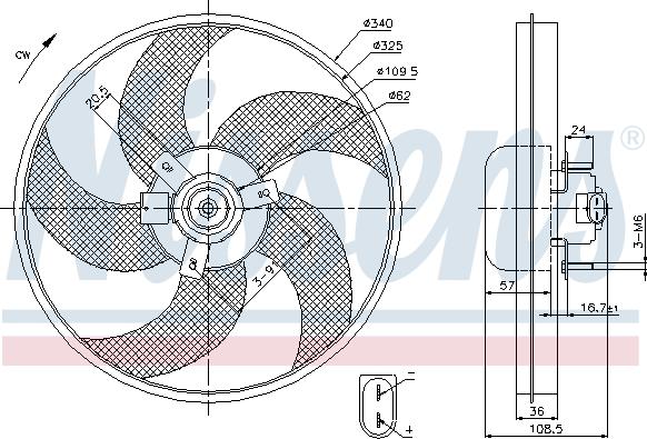 Nissens 85668 - Ventilator, hladjenje motora www.molydon.hr