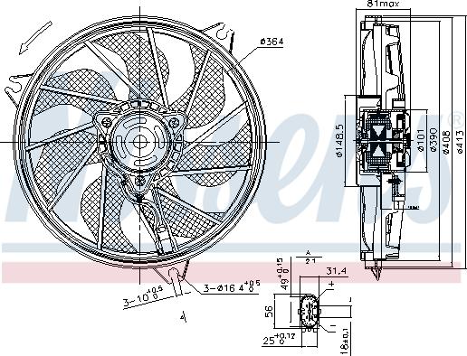 Nissens 85662 - Ventilator, hladjenje motora www.molydon.hr