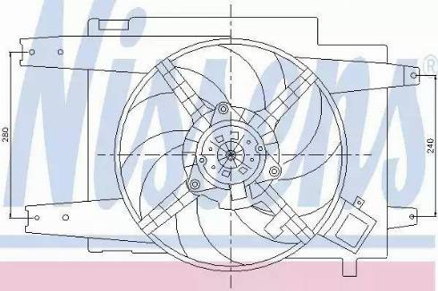 Nissens 85064 - Ventilator, hladjenje motora www.molydon.hr