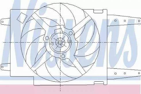 Nissens 85065 - Ventilator, hladjenje motora www.molydon.hr