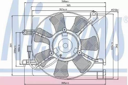 Nissens  85060 - Ventilator, hladjenje motora www.molydon.hr