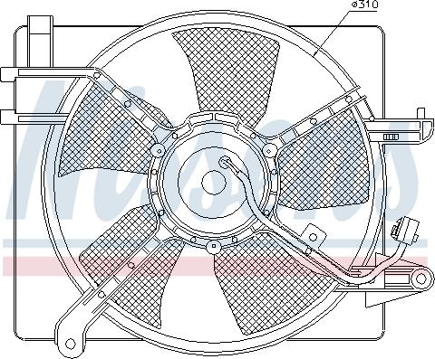 Nissens  85061 - Ventilator, hladjenje motora www.molydon.hr