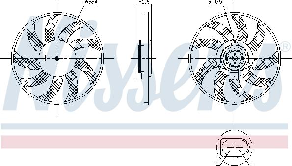 Nissens 850099 - Ventilator, hladjenje motora www.molydon.hr