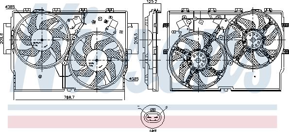 Nissens 850003 - Ventilator, hladjenje motora www.molydon.hr